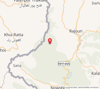Map of Pothi, Kashmir