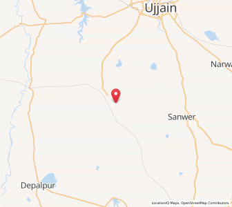 Map of Potlod, Madhya Pradesh