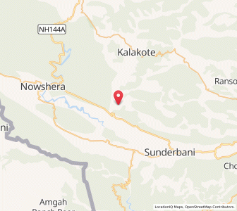 Map of Potna, Kashmir
