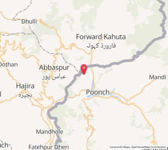 Map of Potri, Kashmir