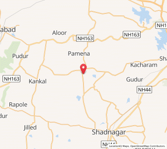 Map of Potugal, Andhra Pradesh