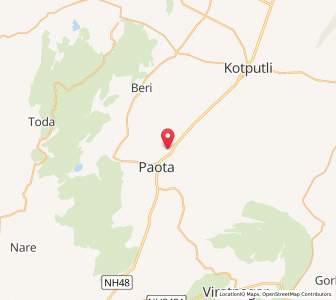 Map of Pragpura, Rajasthan