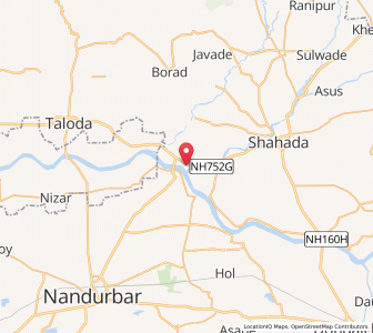 Map of Prakasha, Maharashtra