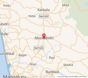 Map of Prantya, Karnataka