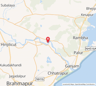 Map of Pratapur, Odisha