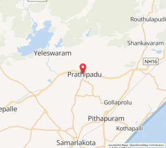 Map of Prattipadu, Andhra Pradesh