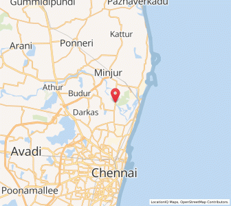 Map of Pudupalaiyam, Tamil Nadu