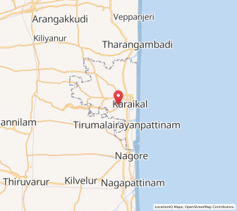 Map of Pudutturai, Puducherry