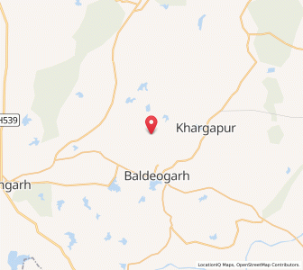 Map of Puiwagarhi, Madhya Pradesh