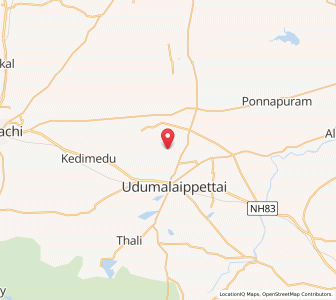 Map of Pukkulam, Mizoram