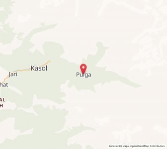 Map of Pulga, Himachal Pradesh
