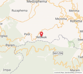 Map of Pulomi, Manipur