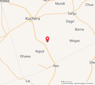 Map of Punas, Rajasthan