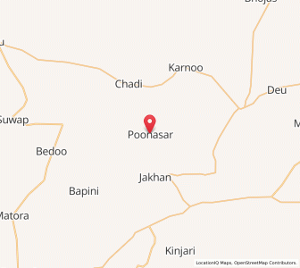 Map of Punasar, Rajasthan