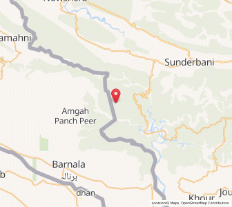 Map of Pundi Pail, Kashmir