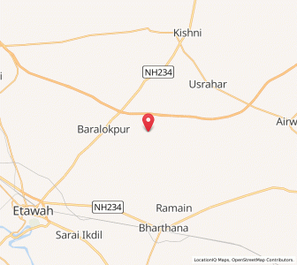 Map of Punja, Uttar Pradesh
