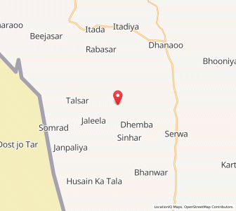 Map of Punjasar, Rajasthan