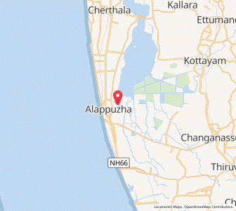 Map of Punnamada, Kerala