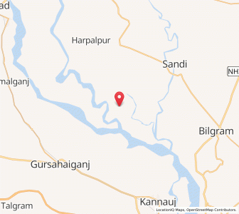 Map of Pura Rohan, Uttar Pradesh