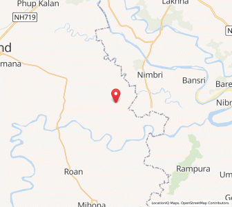 Map of Pura Rora, Madhya Pradesh