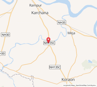 Map of Purana Khondar, Uttar Pradesh