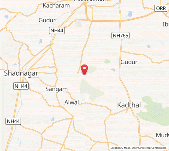 Map of Purandala, Andhra Pradesh