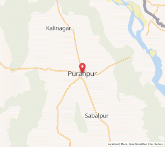 Map of Puranpur, Uttar Pradesh