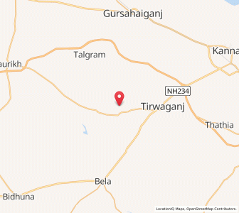 Map of Purautia, Uttar Pradesh