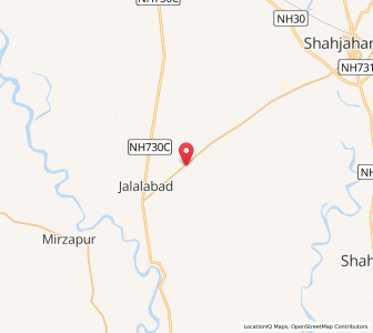 Map of Purena, Uttar Pradesh