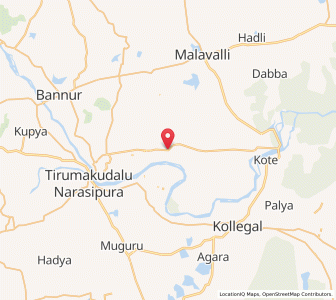 Map of Purigal, Karnataka