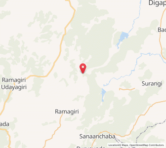 Map of Puripani, Odisha