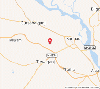 Map of Pursa, Uttar Pradesh