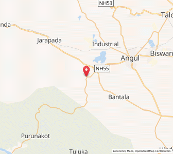 Map of Purunagarh, Odisha