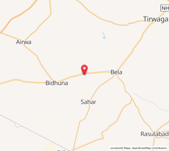 Map of Purwa Bhadauria Bela, Uttar Pradesh