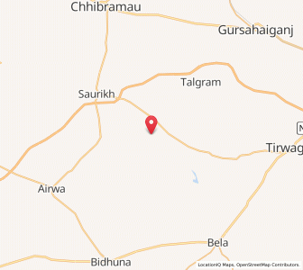 Map of Purwa Bhaggi, Uttar Pradesh