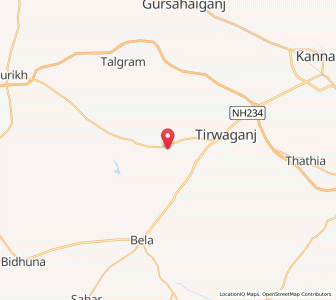 Map of Purwa Gaurwari, Uttar Pradesh