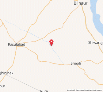 Map of Purwa Hari, Uttar Pradesh