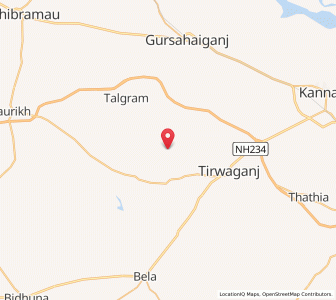 Map of Purwa Pakaria, Uttar Pradesh
