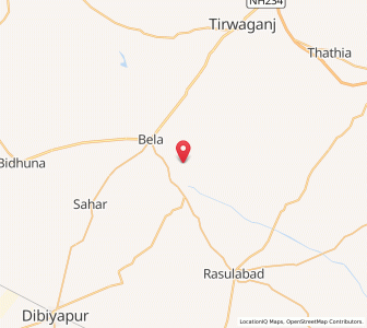 Map of Purwa Razza, Uttar Pradesh