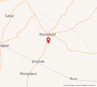 Map of Purwa Ruro, Uttar Pradesh