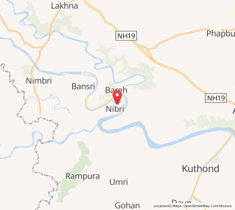 Map of Puthan, Uttar Pradesh