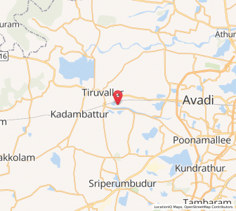 Map of Putlur, Tamil Nadu