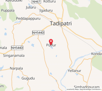 Map of Putluru, Andhra Pradesh