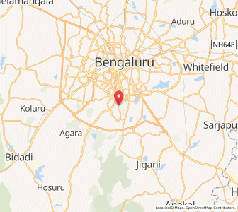 Map of Puttennahalli, Karnataka