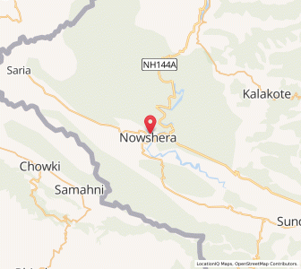 Map of Qasba Bala, Kashmir