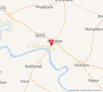 Map of Qasba Khanpur, Uttar Pradesh