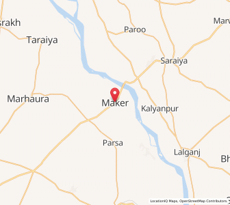 Map of Qasba Maker, Bihar
