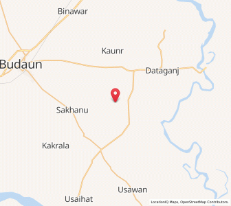 Map of Qazikhera, Uttar Pradesh