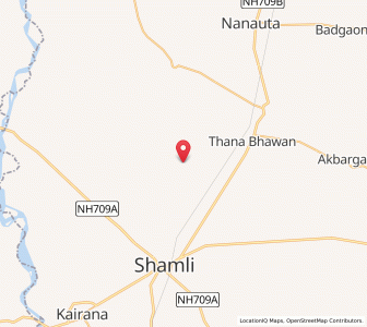 Map of Qazipur, Uttar Pradesh