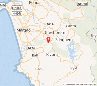 Map of Quepem, Goa